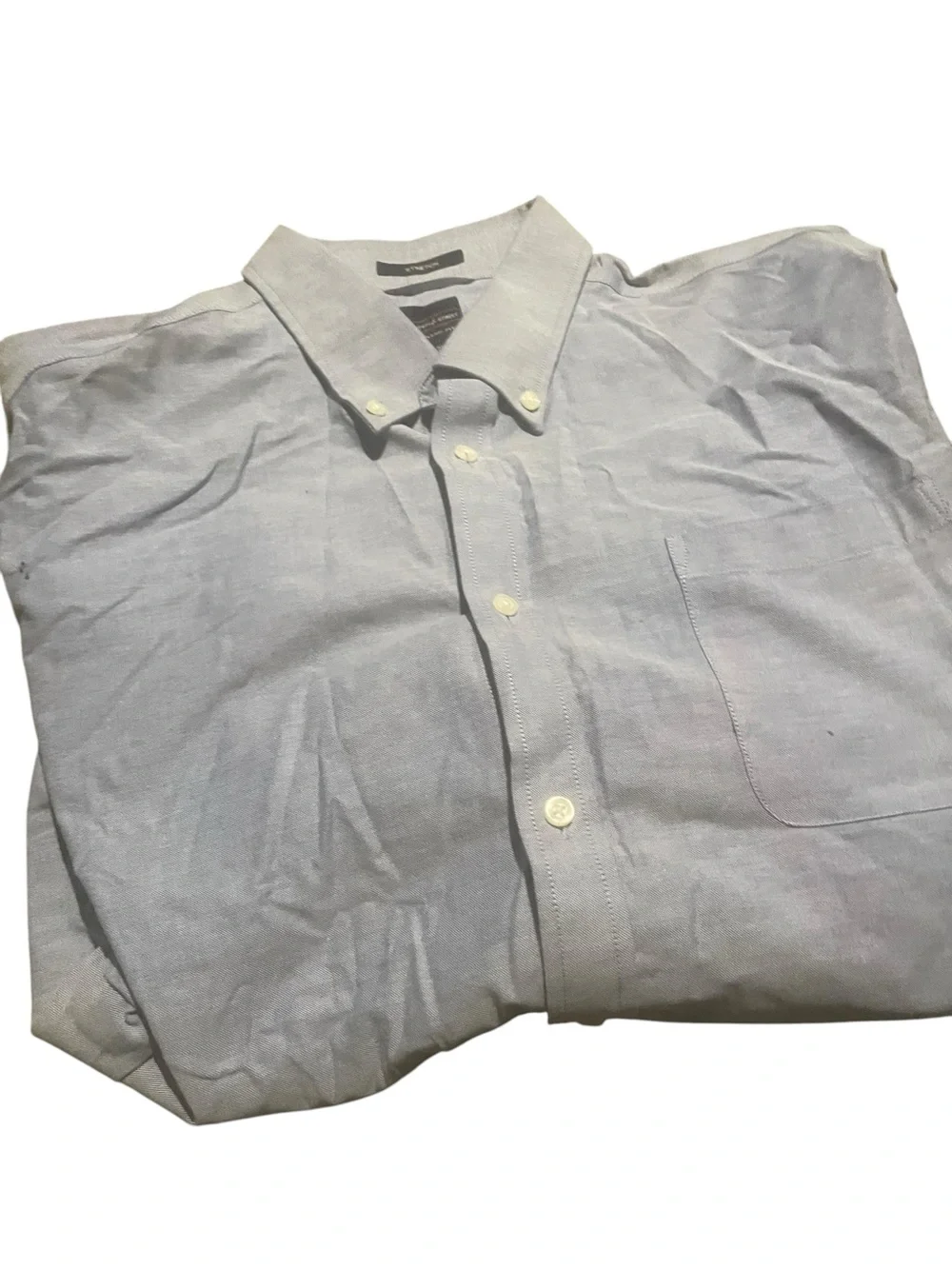 Battery and Street side XL Classic Light Blue Button-Down Men's Shirt long sl